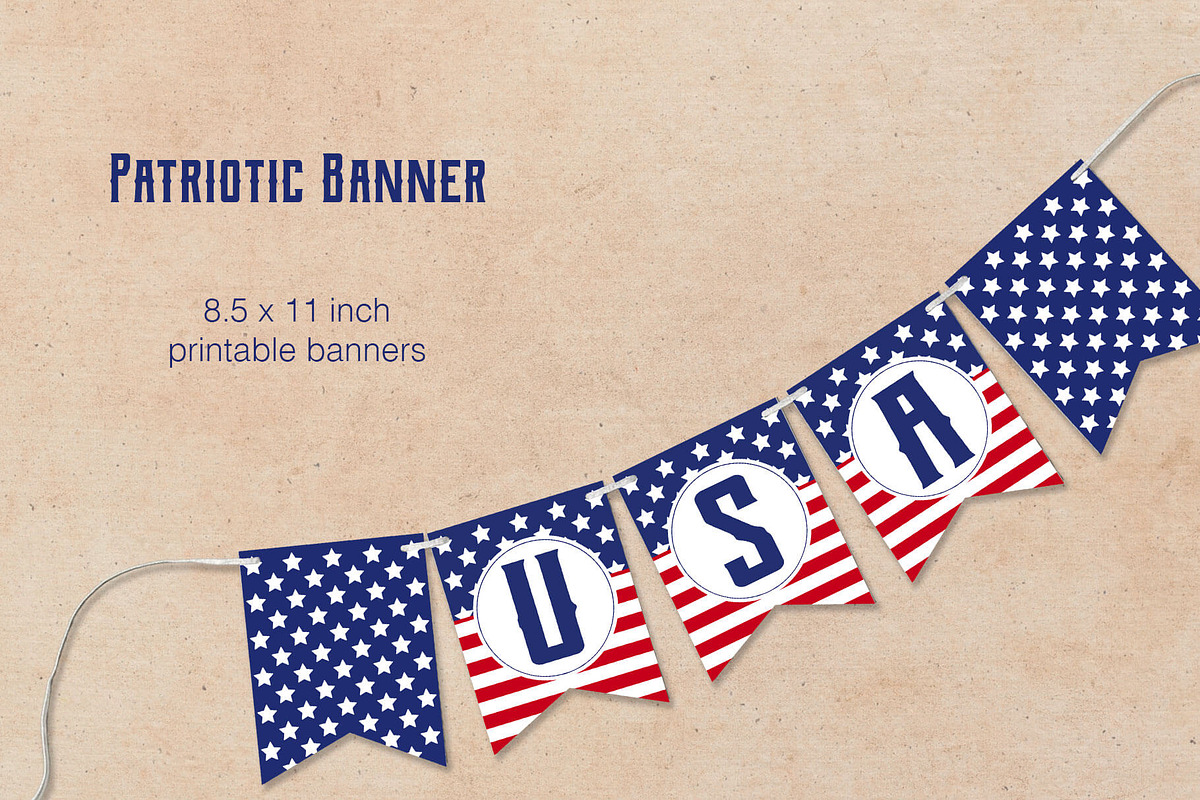 Patriotic Clipart Bundle, a Seasonal Illustration by Maggie Stilwell Design (Photo 12 of 16)