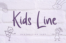 Kids Line - Handwritten Font