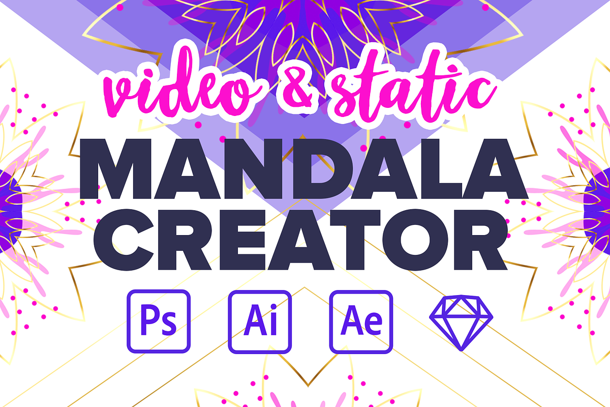 Kaleidoscope/Mandala Maker, a Pattern Graphic by LazyCrazy (Photo 1 of 8)