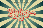 Trying Vintage Text Effect Bundle, a Layer Style Add-On by WM48 Shop (Thumbnail 6 of 10)