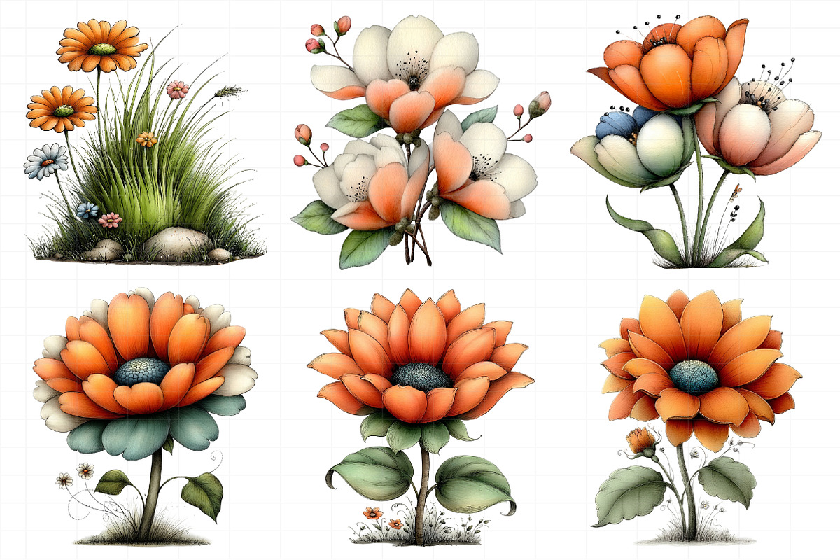 Whimsical Spring Clipart, an Illustration by Daily.Designs (Photo 6 of 8)
