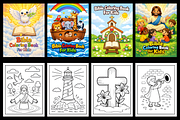 Bible Coloring Pages for Kids - KDP, a Decorative Illustration by Ink Gallery (Thumbnail 2 of 3)