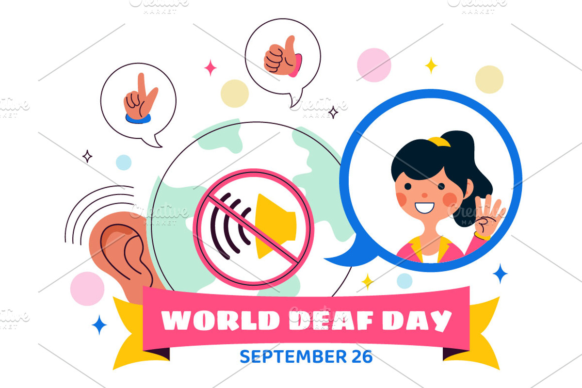 10 World Deaf Day Illustration, a Person Illustration by denayunebgt (Photo 4 of 4)