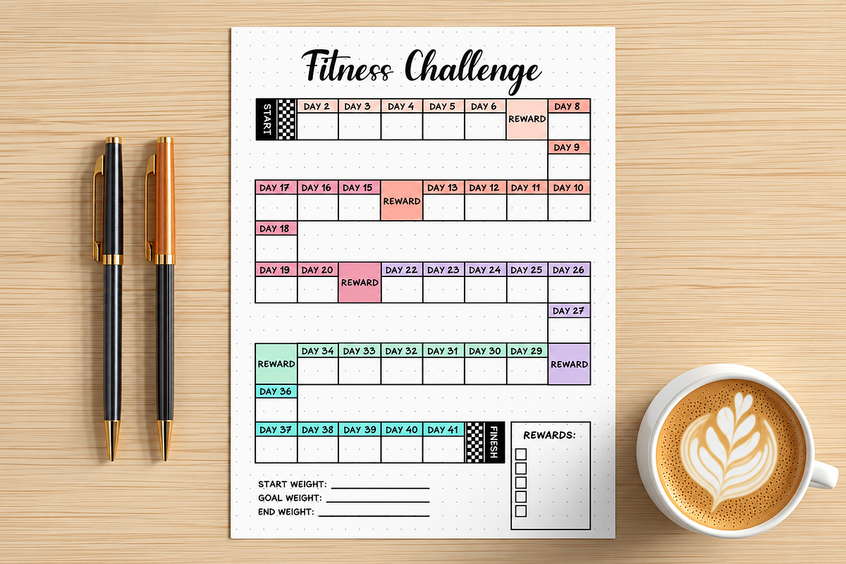Fitness Trackers Bundle, a Stationery Template by DreamyOverlay (Photo 8 of 9)