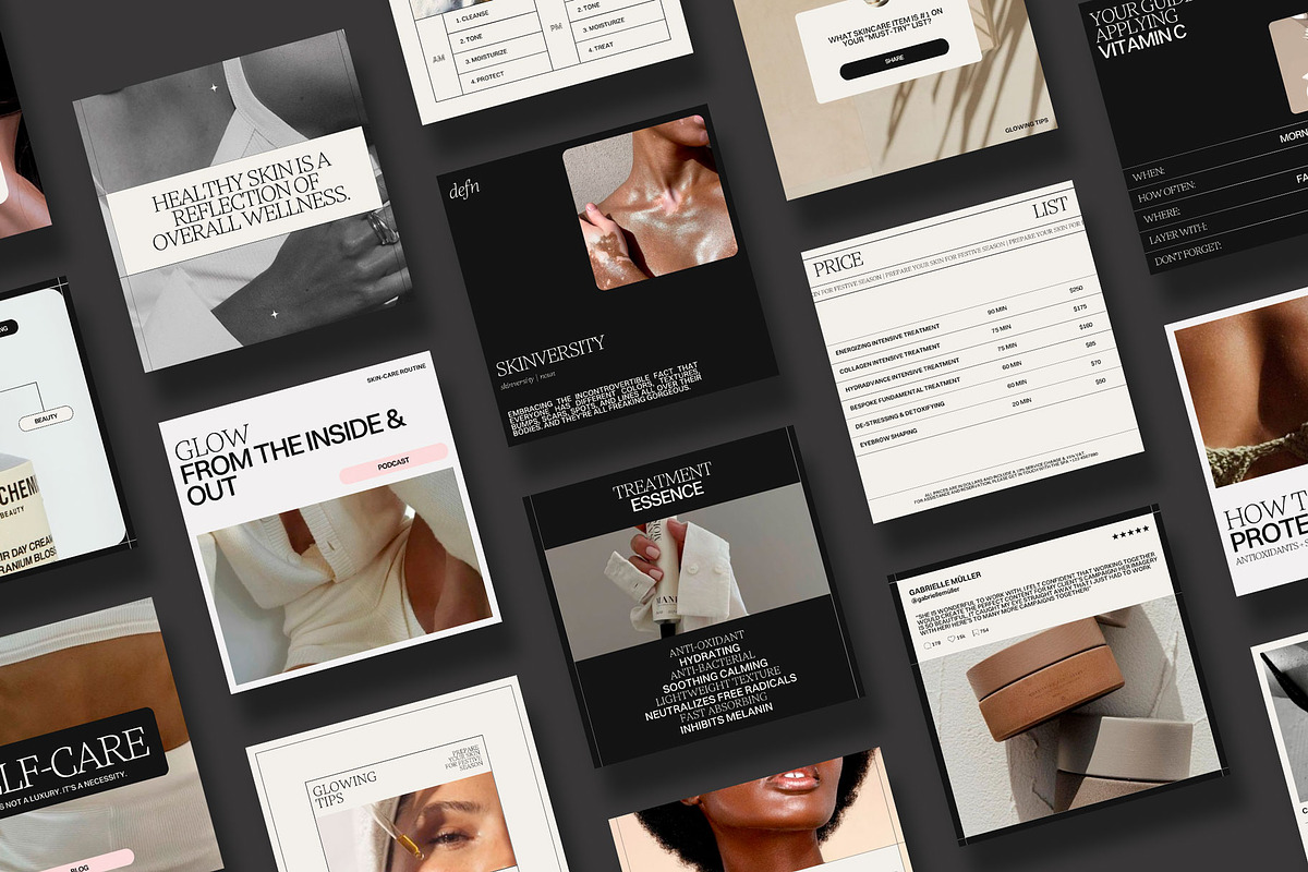 Beauty Instagram Post, a Social Media Template by Moscovita Studio (Photo 3 of 20)