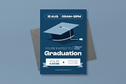 Minimalist Graduation Invitation, a Card Template by graphicook (Thumbnail 3 of 3)