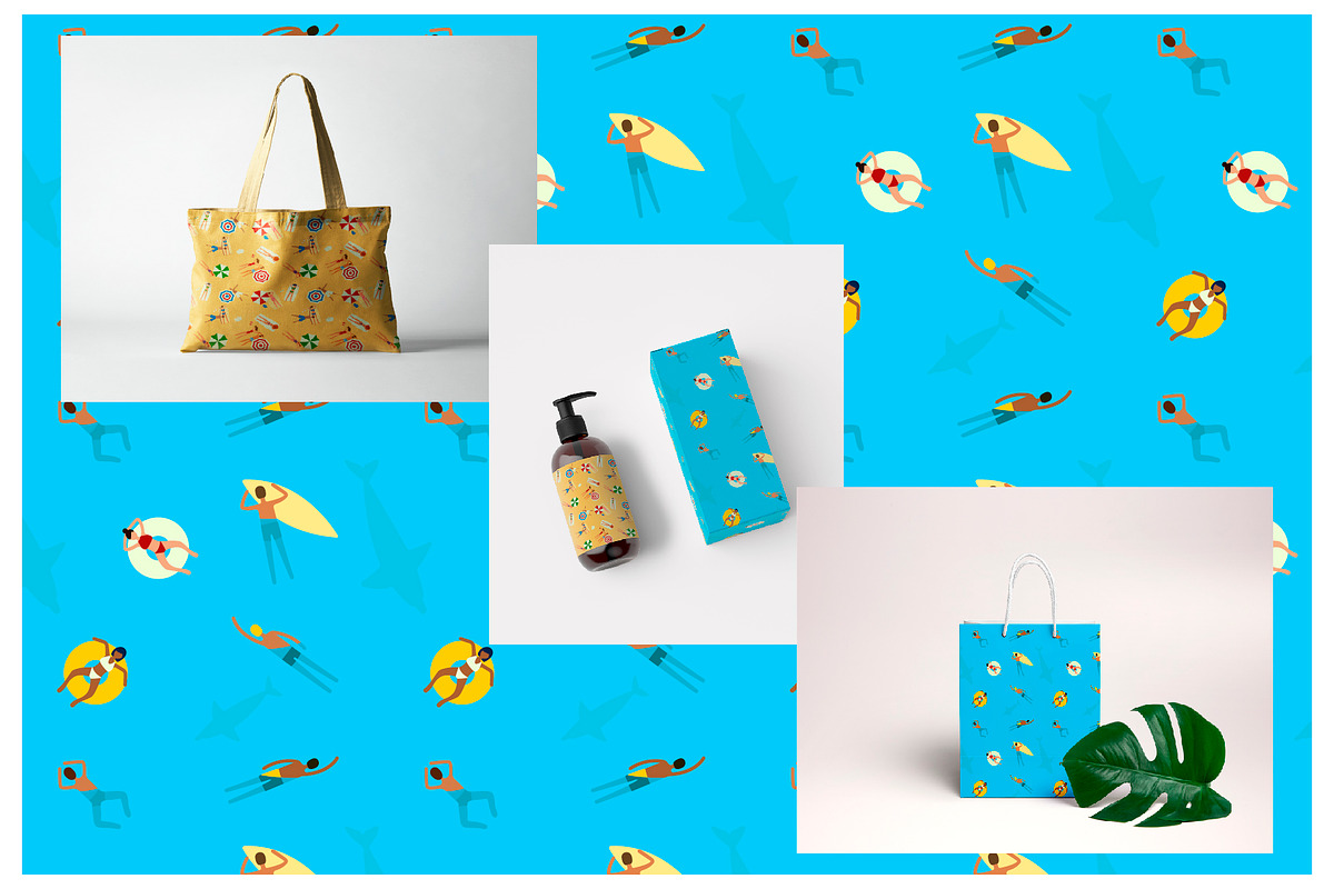 Sea Set (Patterns & Illustration), a Person Illustration by Minkina (Photo 2 of 4)