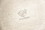 Phoenix Bird Logo Template, a Branding & Logo Template by Raj Shop (Thumbnail 2 of 3)