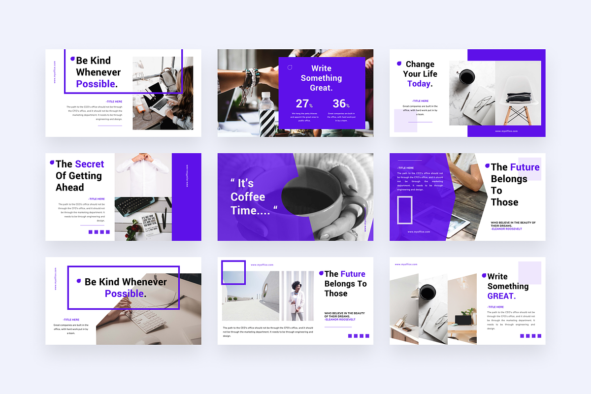 Gilda Creative PowerPoint Templates, a Presentation Template by uiplus (Photo 2 of 13)