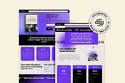 Squarespace website template, a Squarespace Template by Ciel Lumiere (Thumbnail 2 of 11)