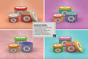 Round Gift Boxes Packaging Mockup, a Product Mockup by INCDesign (Thumbnail 2 of 7)