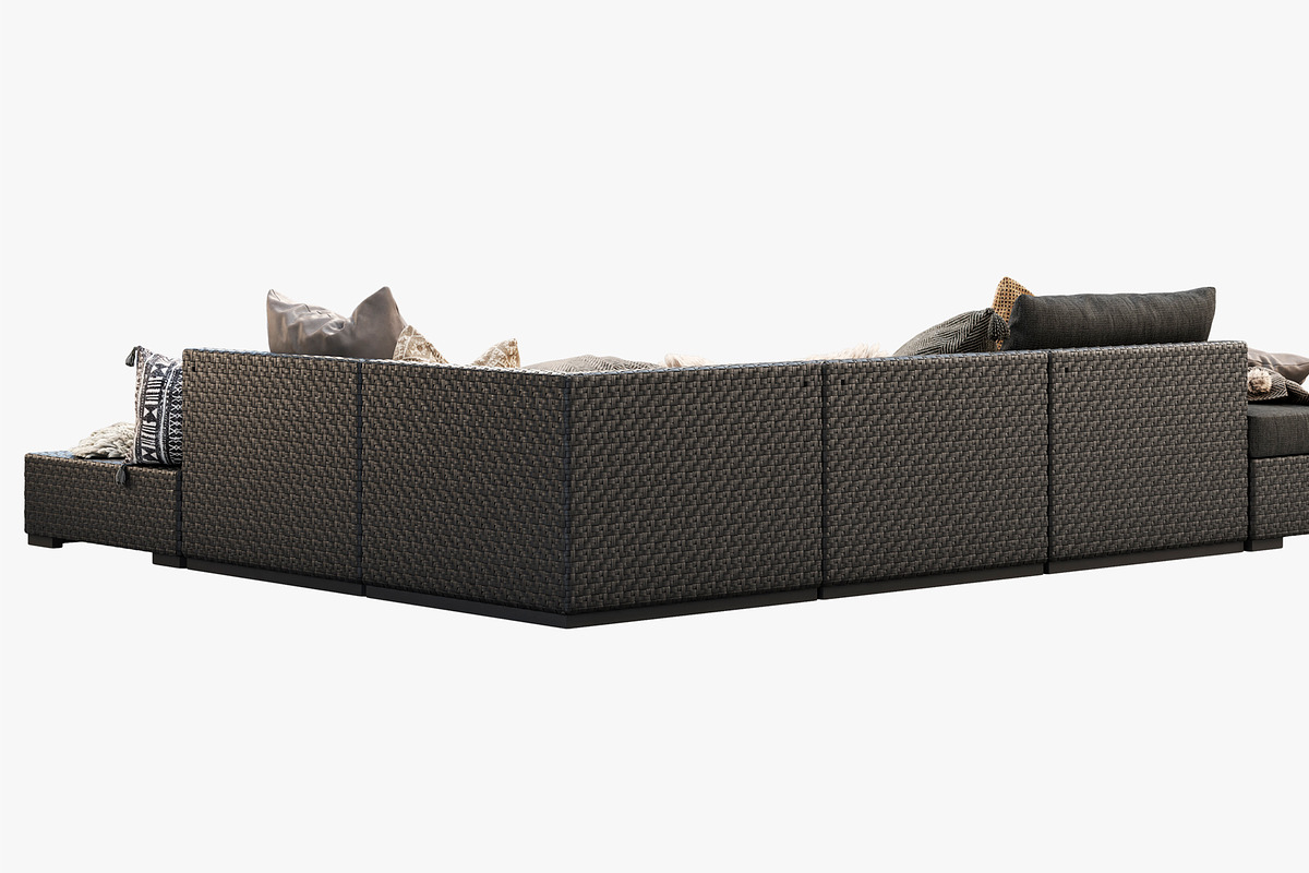 Brown Jordan 4M outdoor wicker sofa, a Furniture 3D Model by 3dmitruk (Photo 18 of 27)