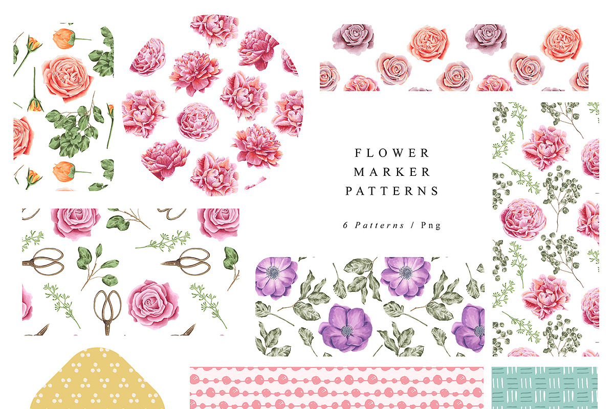 1805 Patterns Bundle, a Pattern Graphic by Julia Dreams (Photo 8 of 25)