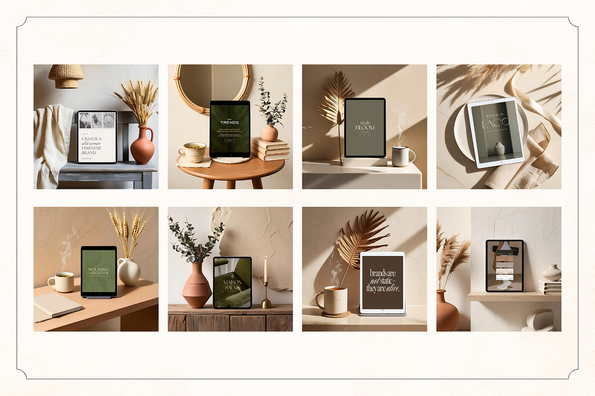 50 Minimalist iPad Canva Mockups, an iPad Mockup by Matisse Studio (Photo 4 of 10)
