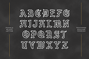 Pueblo Blackletter - 4 Styles, a Script Font by Millieangelo (Thumbnail 6 of 8)