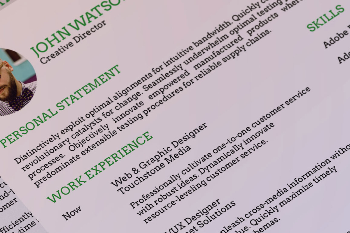 Professional Resume + Cover Letter, a Resume Template by Made by Mancie (Photo 2 of 5)