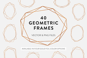 40 Geometric Frames