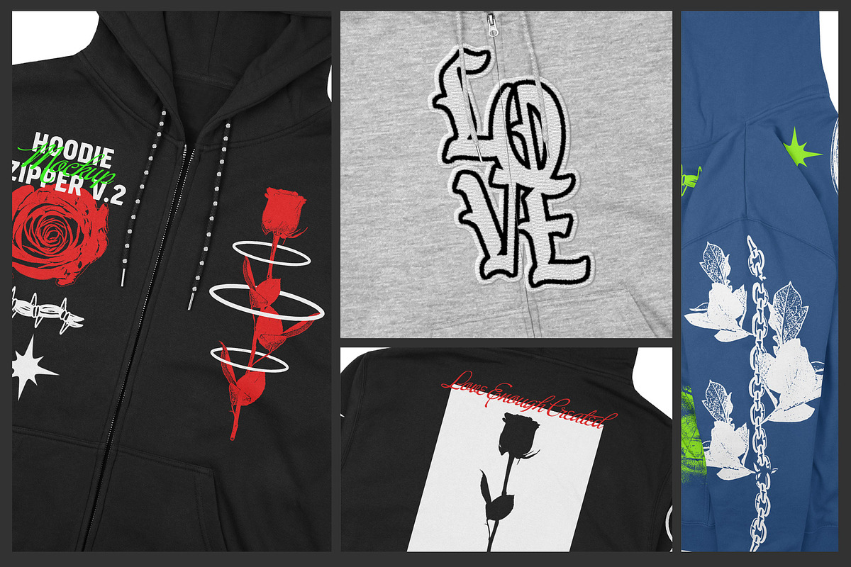 Hoodie Zipper V.2 - Mockup, a Hoody Mockup by DaldSgh (Photo 14 of 15)