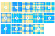 #246 Summer Checkered Patterns, a Pattern Graphic by Plaid4You (Thumbnail 2 of 5)