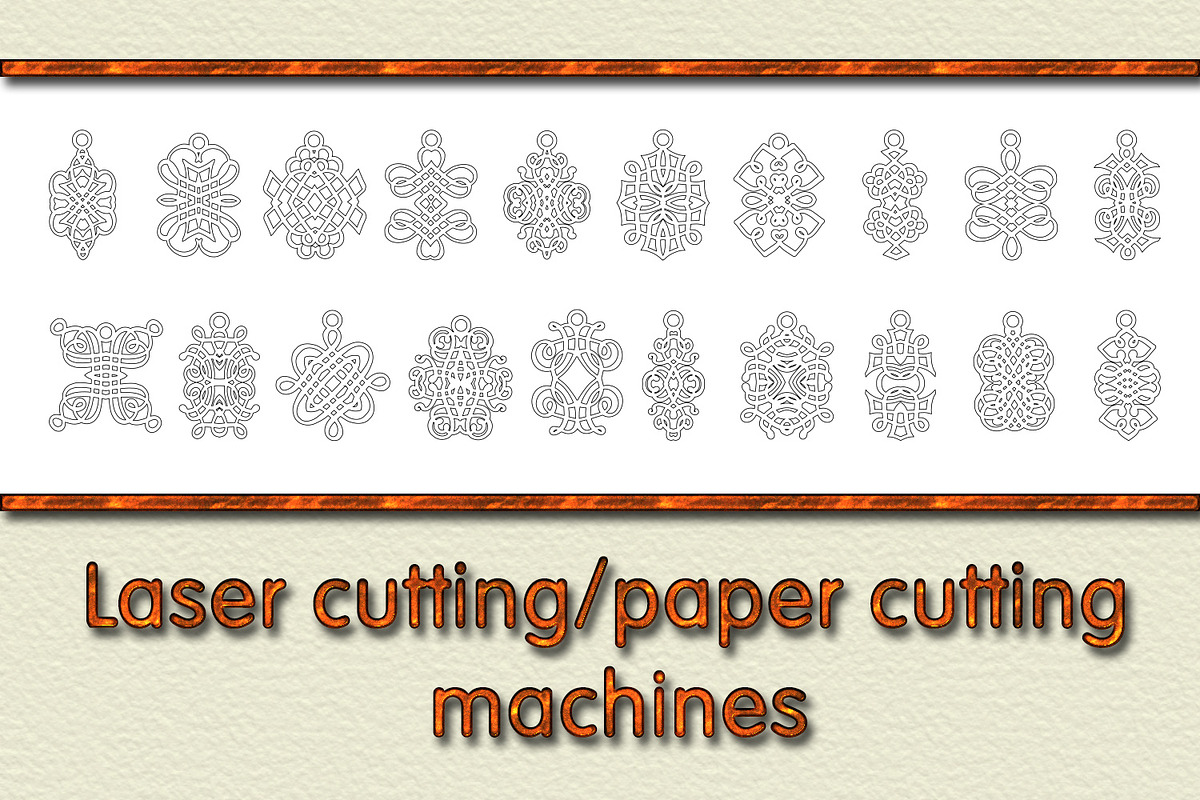SVG Earring Cutting Templates, a Design Template by Kseniya-Omega (Photo 3 of 3)