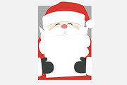 Santa Peeking, an Illustration by Illustrations by Jessie (Thumbnail 4 of 5)