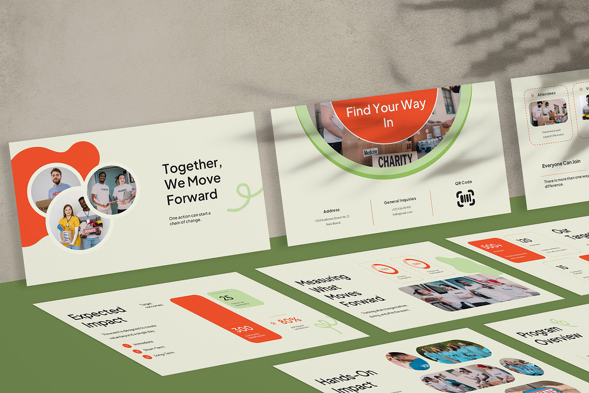 Kindora - Charity Event PowerPoint, a Presentation Template by New Coral Design (Photo 10 of 10)