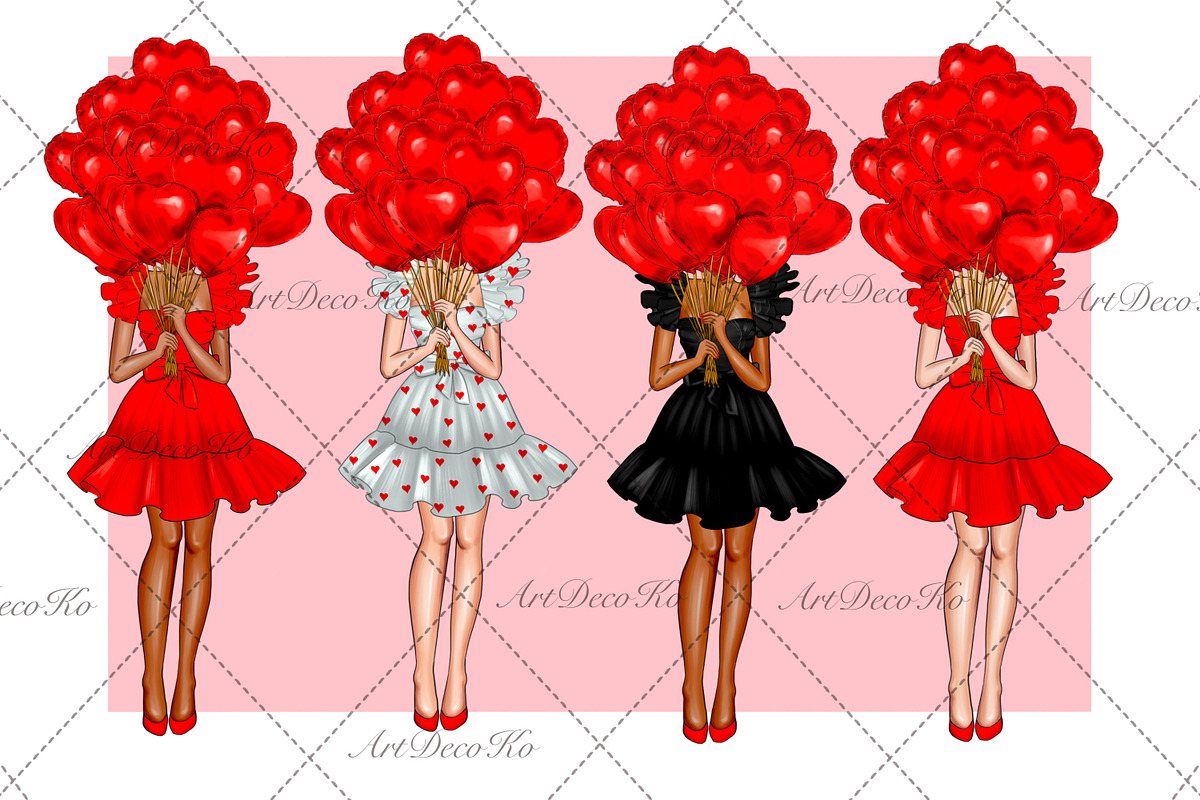 Valentines day clipart, an Illustration by DekoArt (Photo 2 of 7)