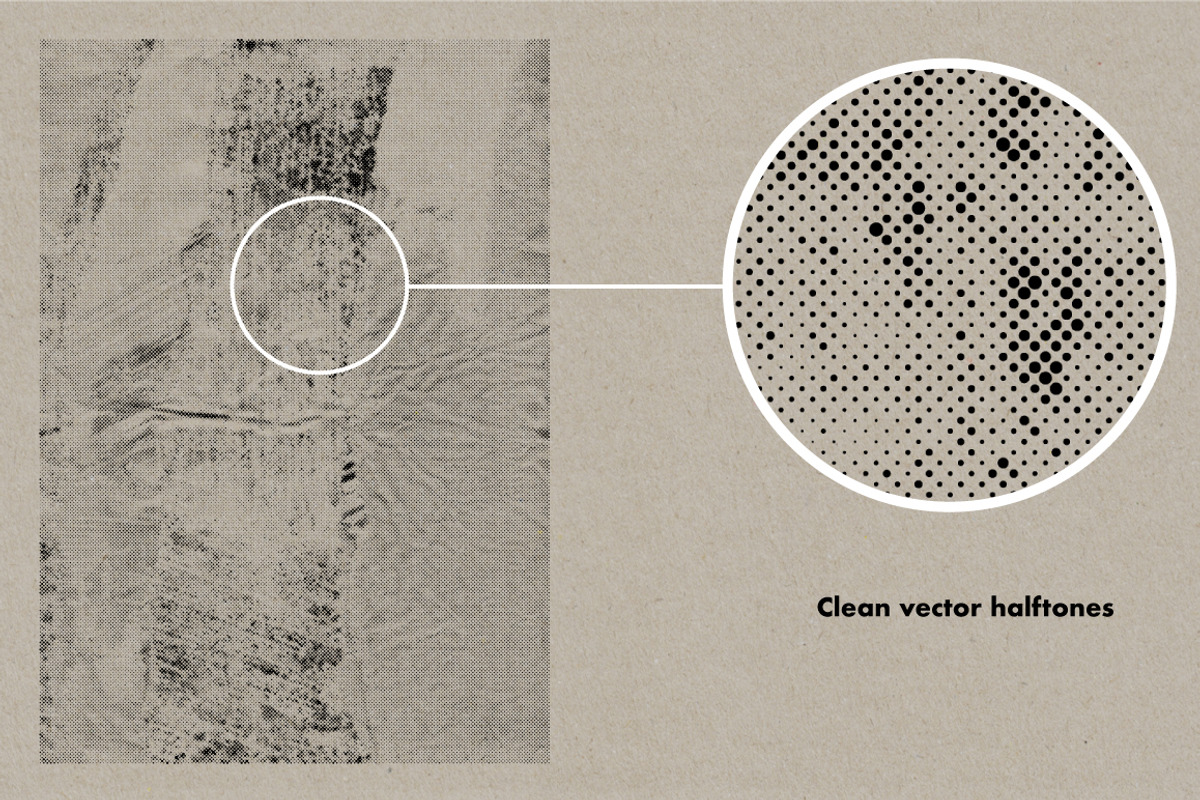 Halftone Paper & Card Vectors, a Texture Graphic by Offset (Photo 12 of 16)