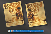 Boxing Sport Flyer Template, a Flyer Template by regalDRAW (Thumbnail 5 of 6)