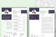 Modern Resume & CV Template, a Resume Template by Hito Graphic (Thumbnail 3 of 8)