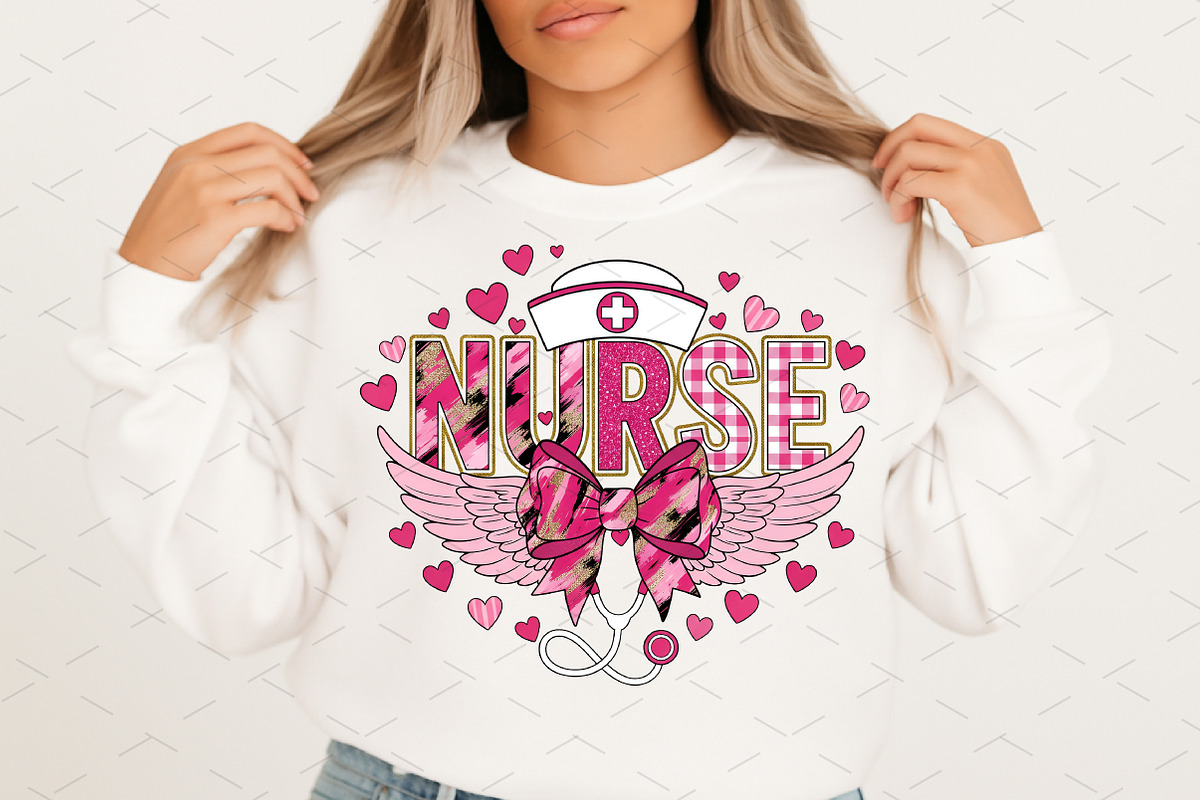 Valentine coquette Nurse Png, an Illustration by Libby Wishes (Photo 4 of 8)