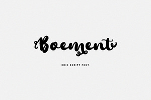 Boement - Chic Script Font