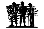 Military Heroes Group, an Object Graphic by Gfx_Store (Thumbnail 10 of 16)