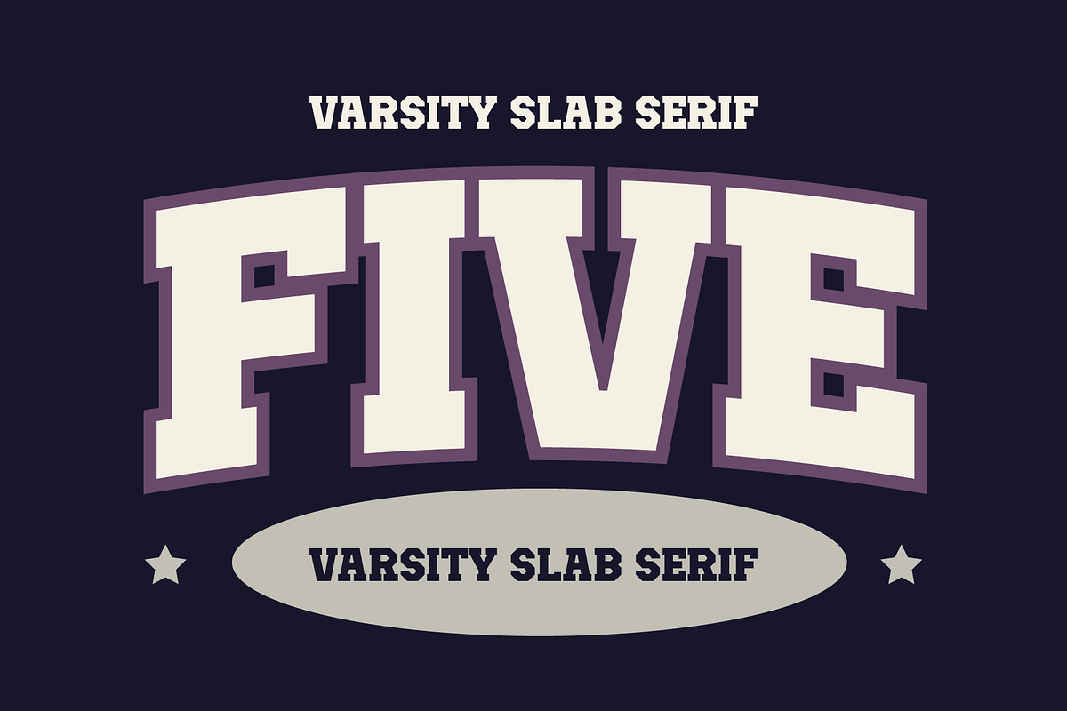 Top Slab – Retro Varsity Slab Serif, a Slab Serif Font by Tiptop Graphic (Photo 2 of 10)