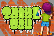 Bomber Throw Graffiti Font, a Font by Blankids Studio (Thumbnail 6 of 6)