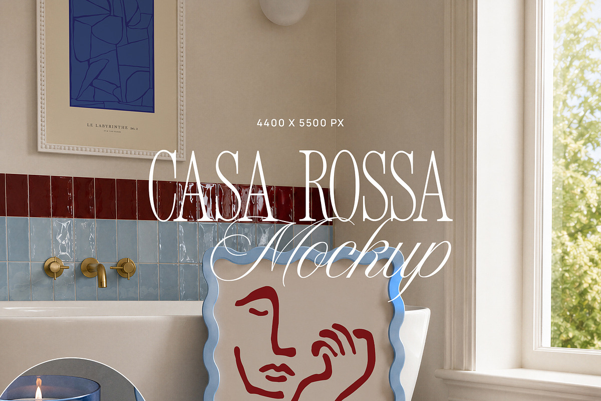 Casa Rossa Frames Mockups, a Household Mockup by Muse Mockups (Photo 10 of 15)