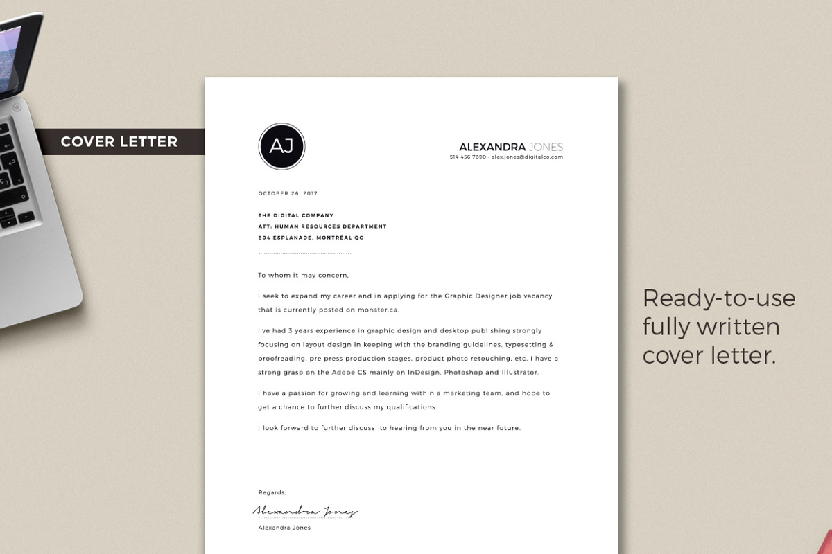 Beautiful Resume Template, a Resume Template by dreamboxsupply (Photo 2 of 6)