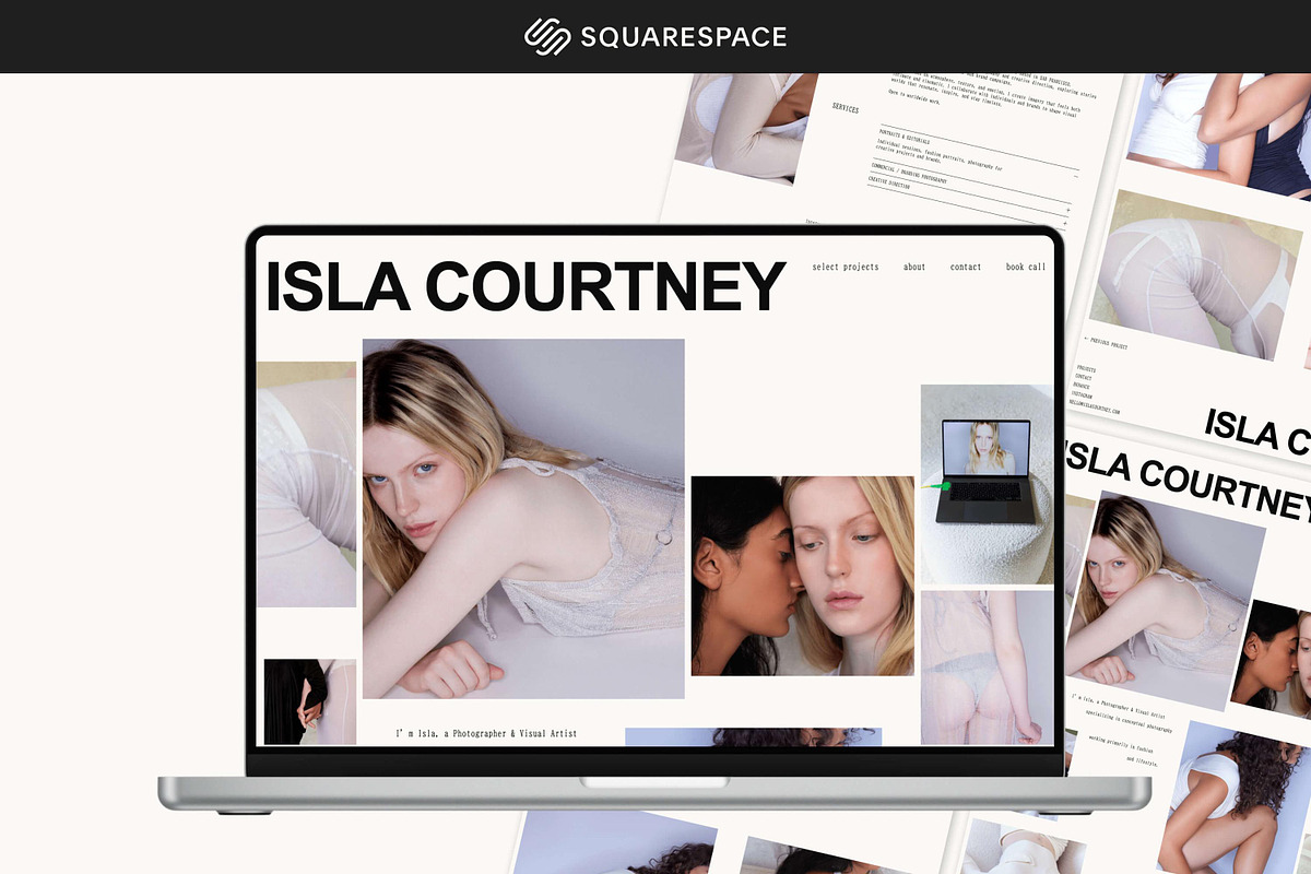 Squarespace Portfolio Template, a Squarespace Template by Of July Studio (Photo 1 of 7)