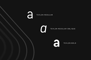 Tevlen – Geometric Sans Family, a Sans Serif Font by Marc Lohner (Thumbnail 2 of 6)
