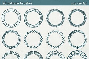 20 Pattern Brushes