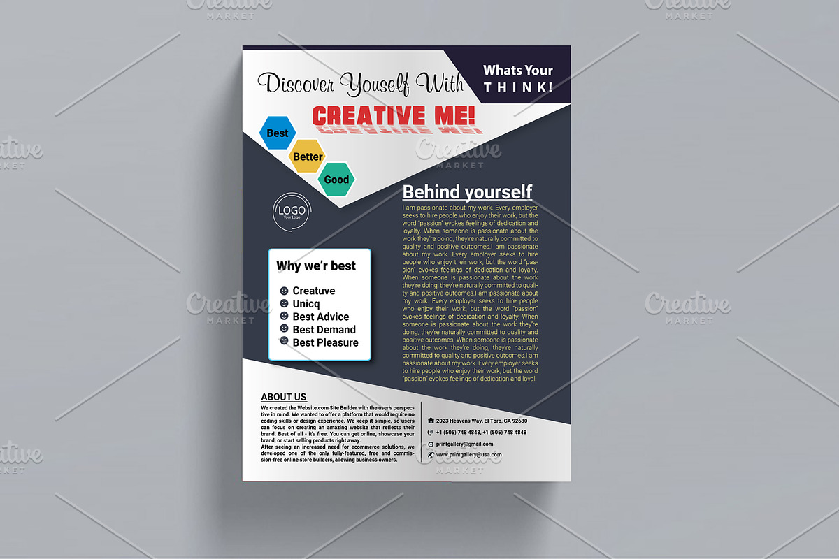 Business Flyer, a Flyer Template by Proshanta Sarker (Photo 2 of 5)