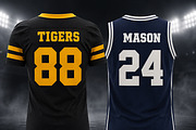 Jersey Number, a Serif Font by Wow Magic (Thumbnail 2 of 5)
