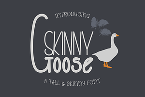 Skinny Goose Font