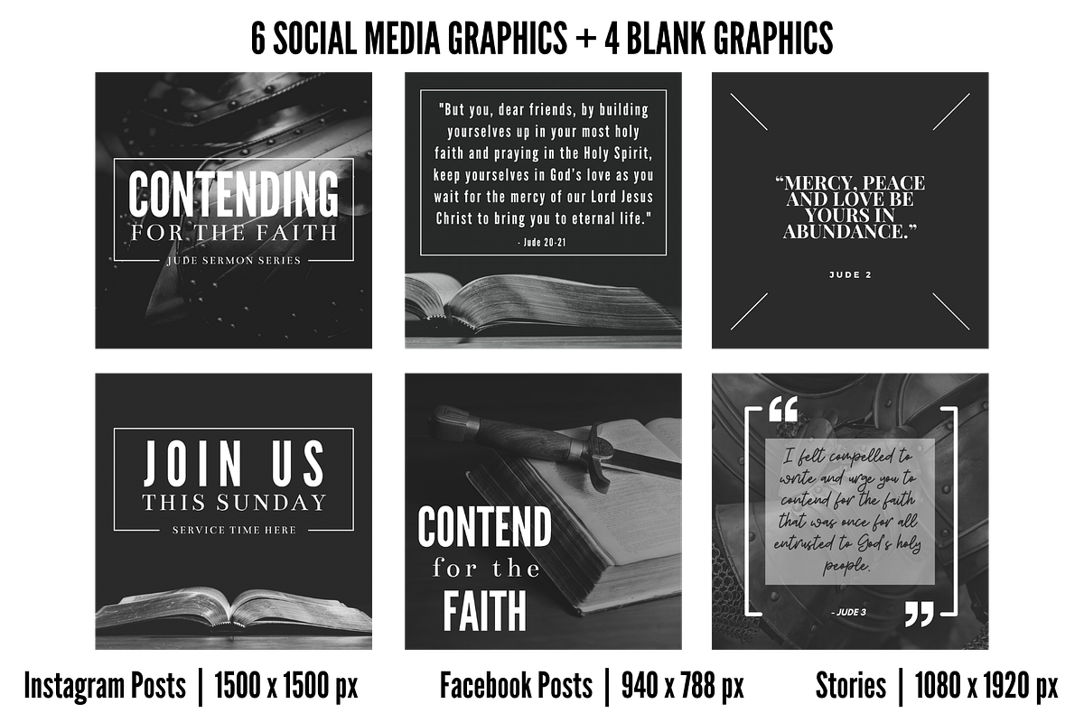 Jude Sermon Graphics Kit for Church, a Presentation Template by Meagan ...