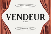 Vendeur Blur, a Serif Font by Craft Supply Co. (Thumbnail 1 of 8)