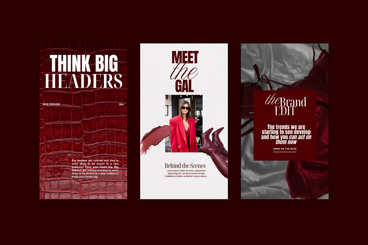 CHERRY Canva Social Media Templates, a Social Media Template by thebusinessoutfit (Photo 12 of 20)