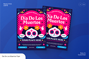 Dia De Los Muertos Flyer, a Flyer Template by Annora Studio (Thumbnail 1 of 6)