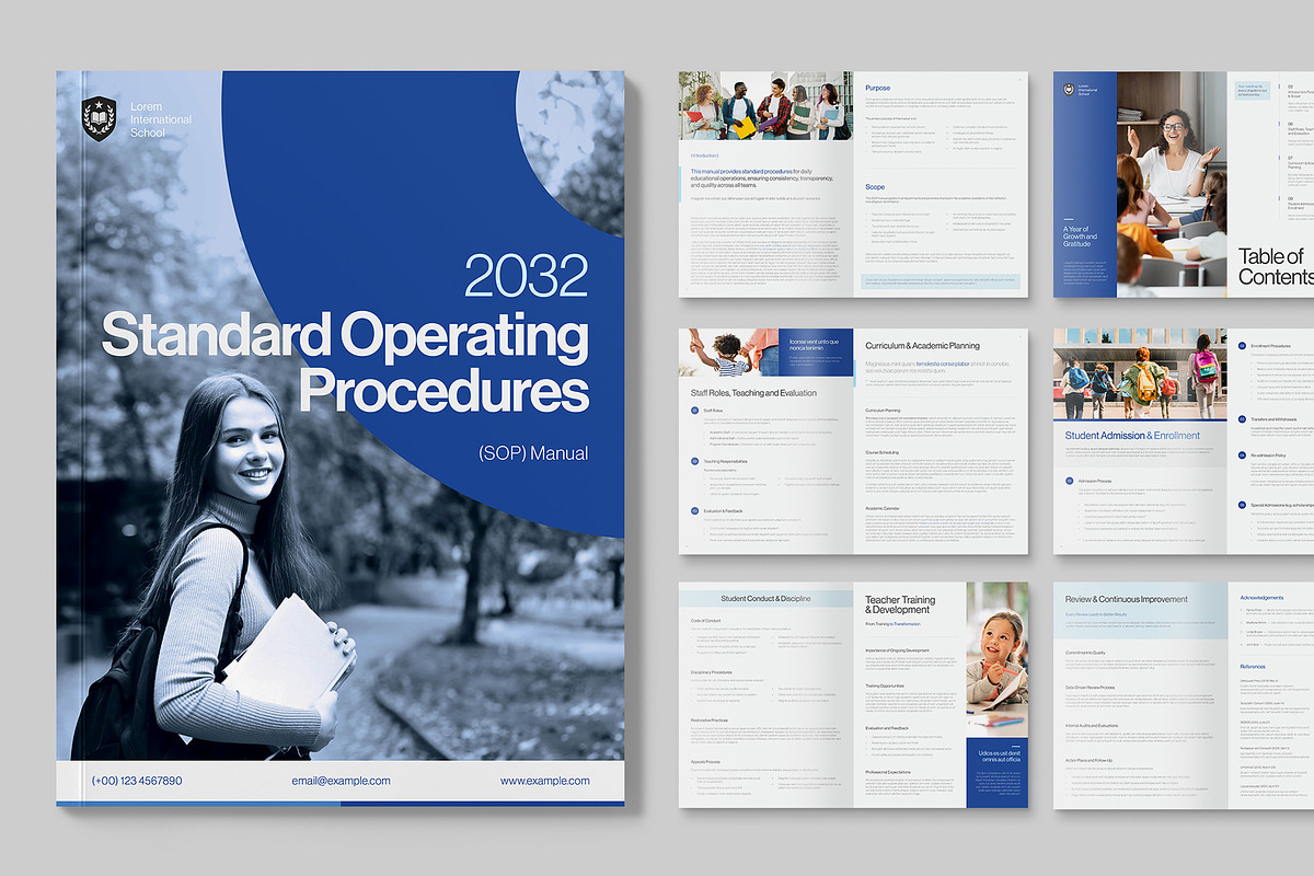 Standard Operating Procedure Brochur, a Brochure Template by BrandPacks