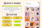 Neon Retro Canva Instagram Puzzle, a Social Media Template by Guavamelo Studio (Thumbnail 4 of 16)