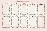 Squiggle Art Frames Bundle, an Object Illustration by moja doodle (Thumbnail 5 of 7)